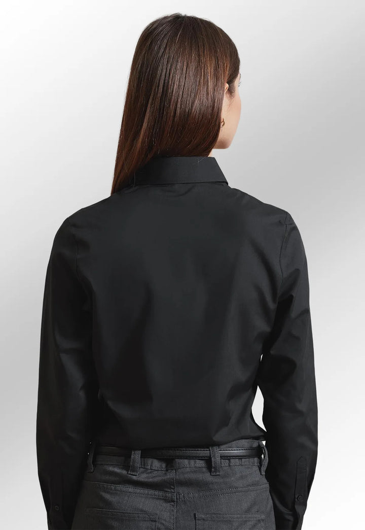 Women's Long Sleeve 'Recyclight' Poplin Shirt - The Work Uniform Company