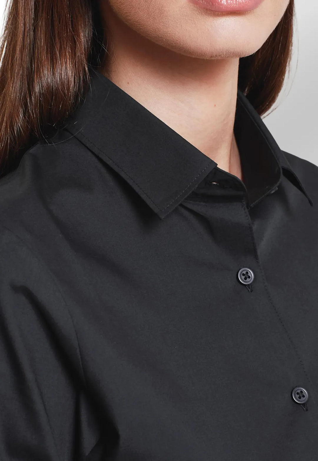 Women's Long Sleeve 'Recyclight' Poplin Shirt - The Work Uniform Company