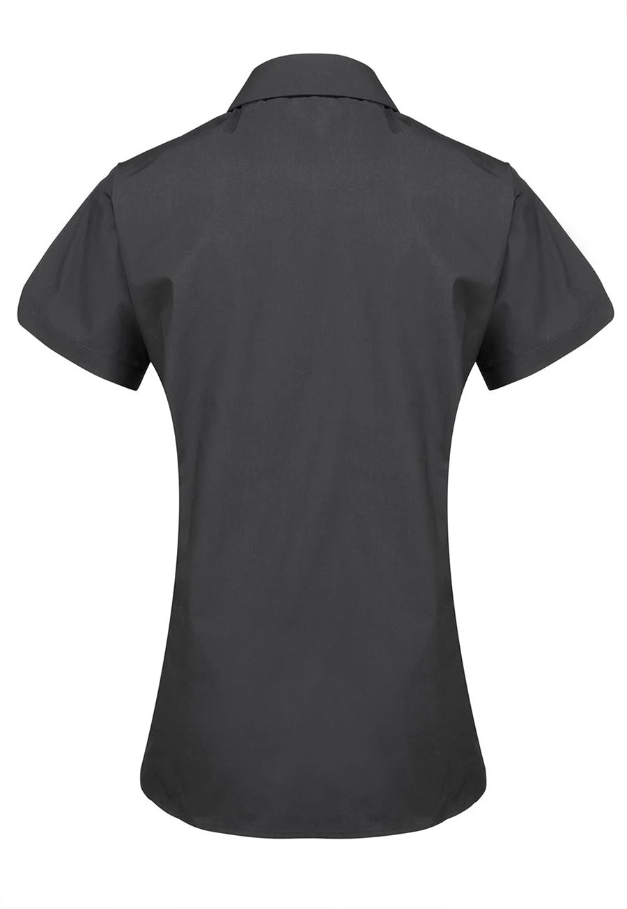 Women's Supreme Poplin Short Sleeve Shirt - The Work Uniform Company