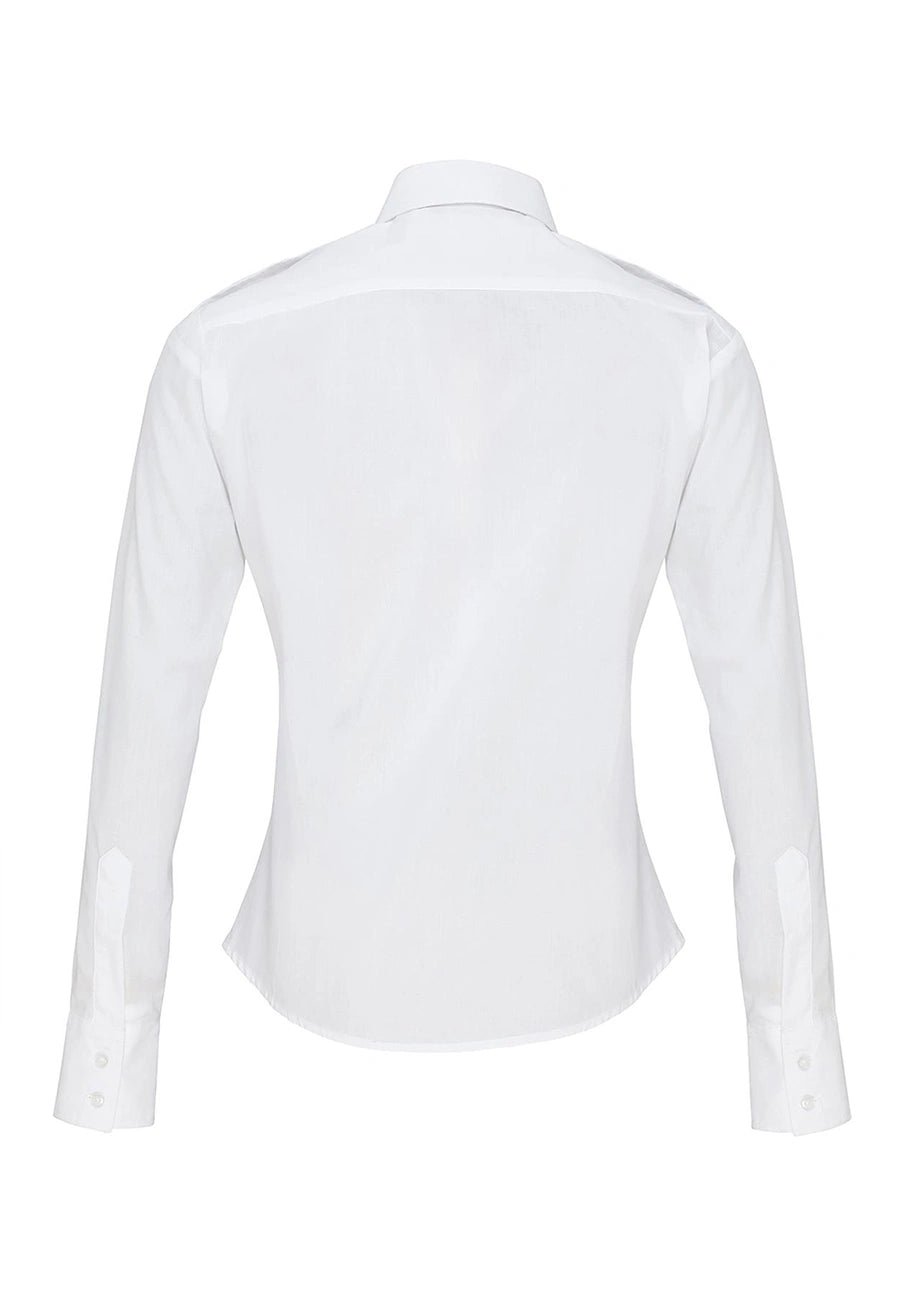 Women's Long Sleeve Pilot Shirt - The Work Uniform Company
