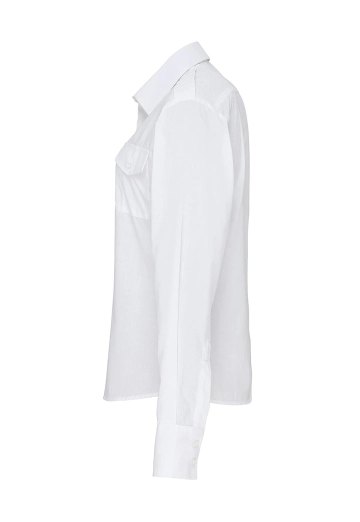 Women's Long Sleeve Pilot Shirt - The Work Uniform Company