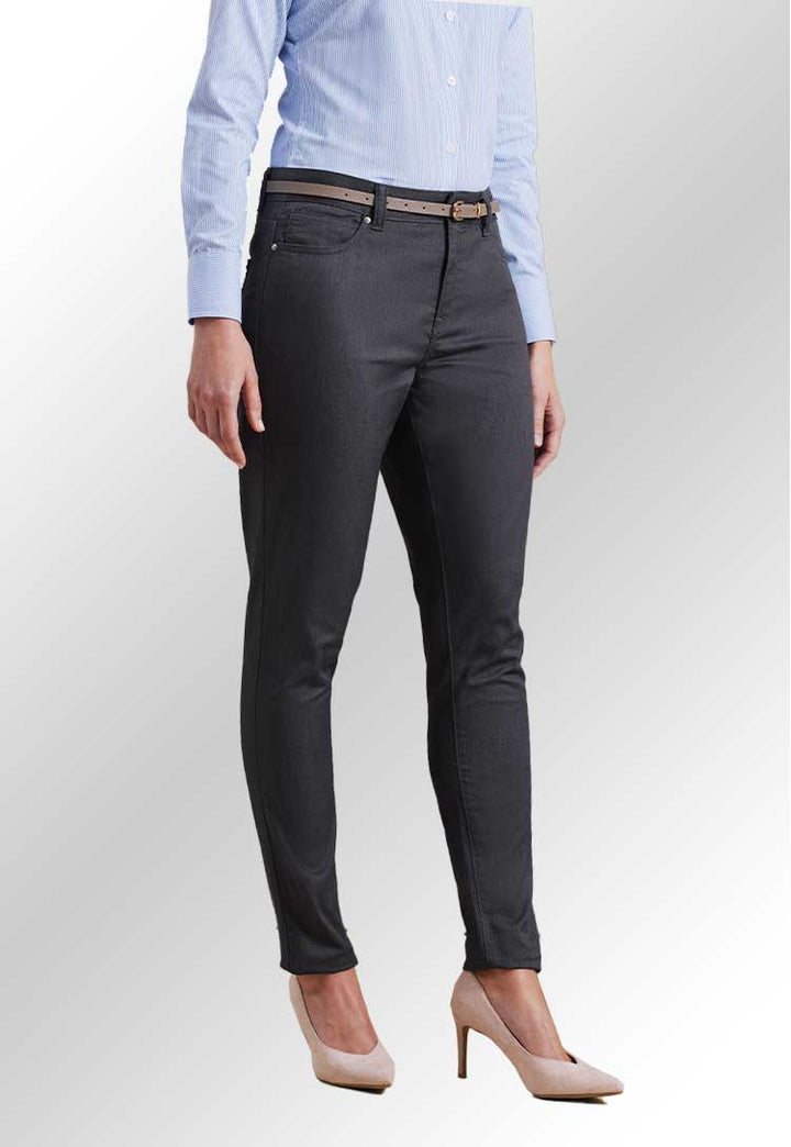 Model's legs wearing PR570 Women's performance chino jeans in Black