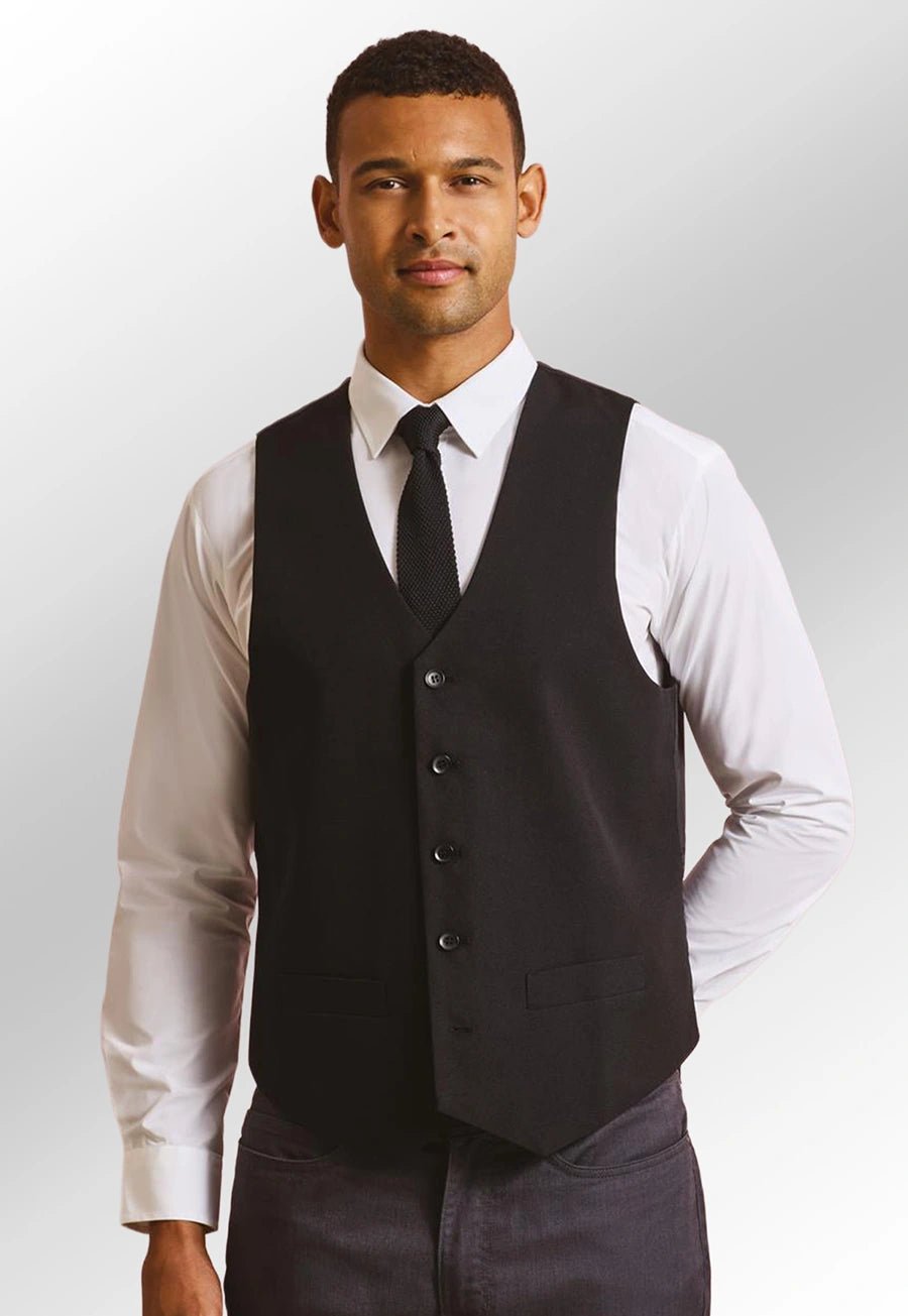 Men's Lined Polyester Waistcoat - The Work Uniform Company