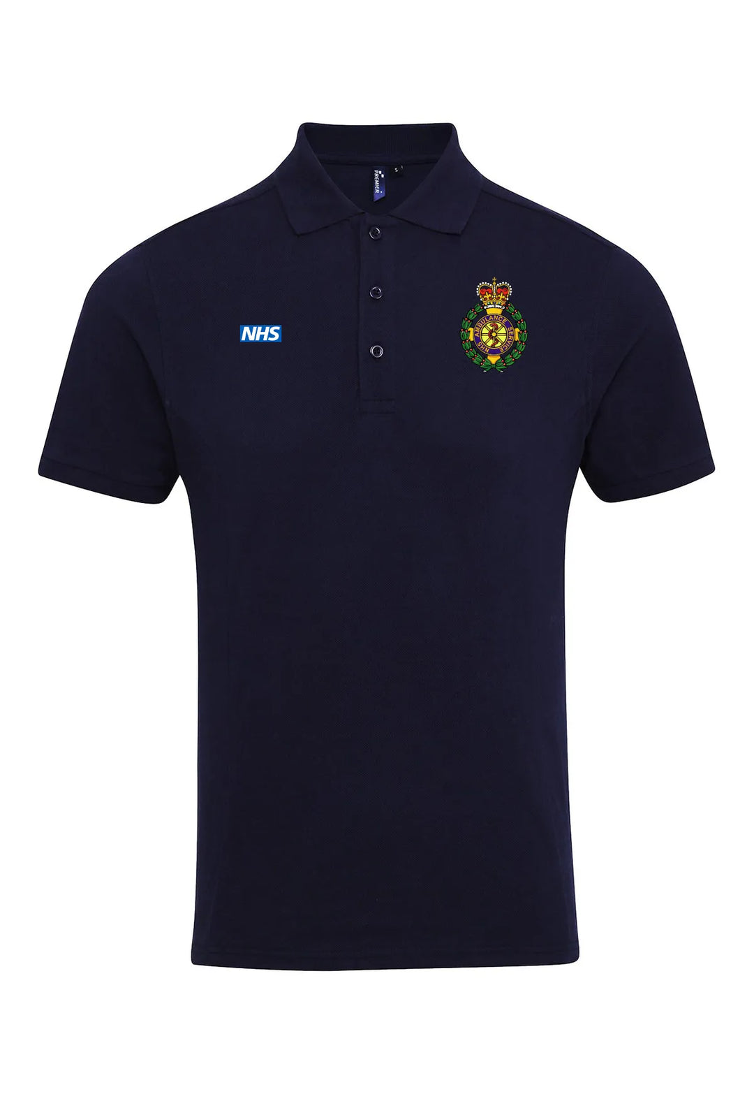 Ambulance Coolchecker® Plus Piqué Polo with Printed Logos - The Work Uniform Company