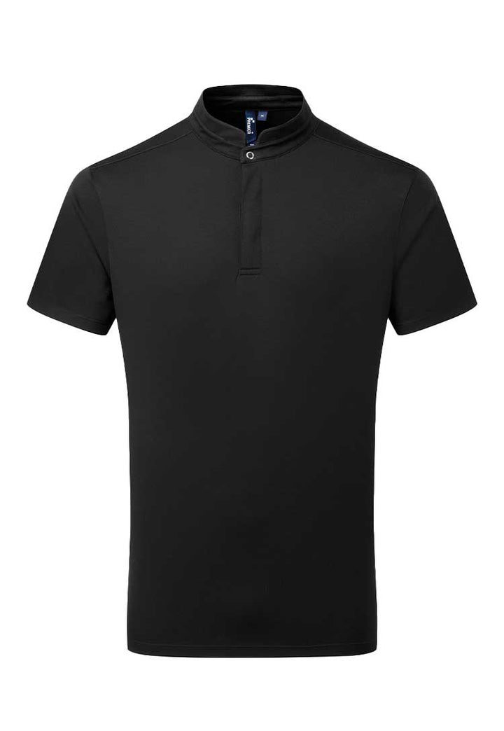 The PR646 Essential Coolchecker Short Sleeve Chef's Shirt in Black