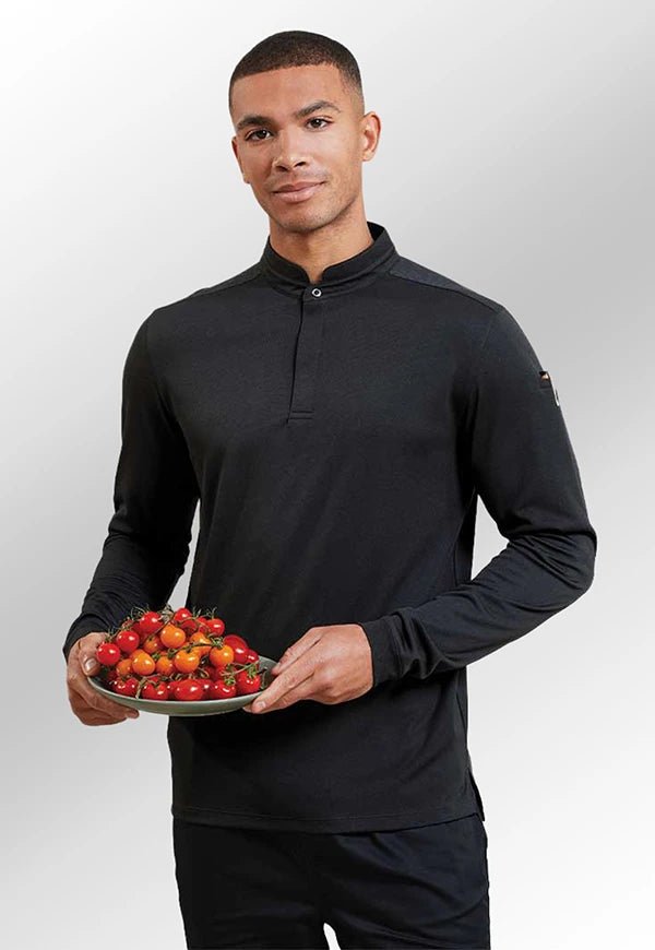 Essential Coolchecker Long Sleeve Chef's Shirt - The Work Uniform Company