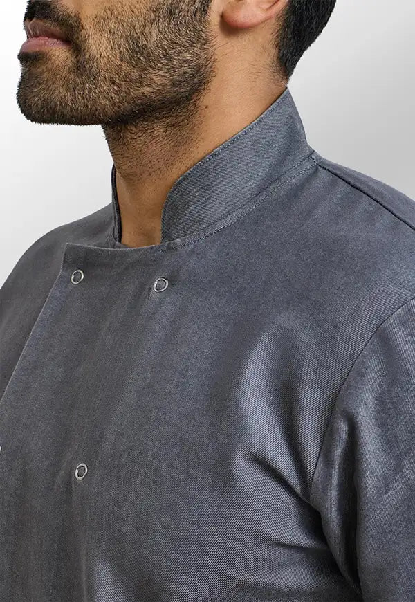 Unisex Denim Chef Jacket - The Work Uniform Company