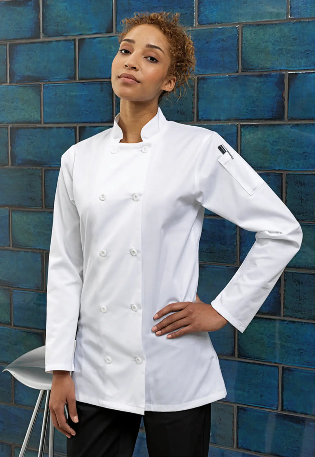 Women's Long Sleeve Chef's Jacket - The Work Uniform Company