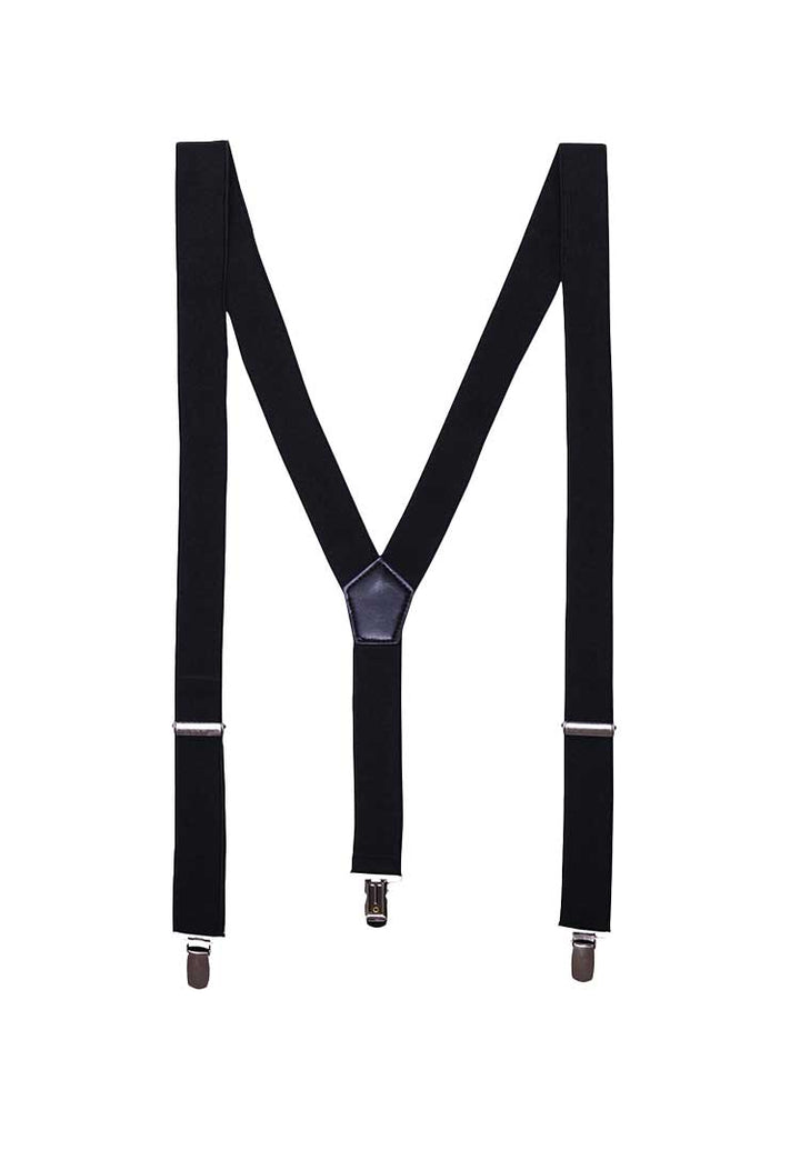 A pair of PR701 Clip-On Trouser Braces in Black