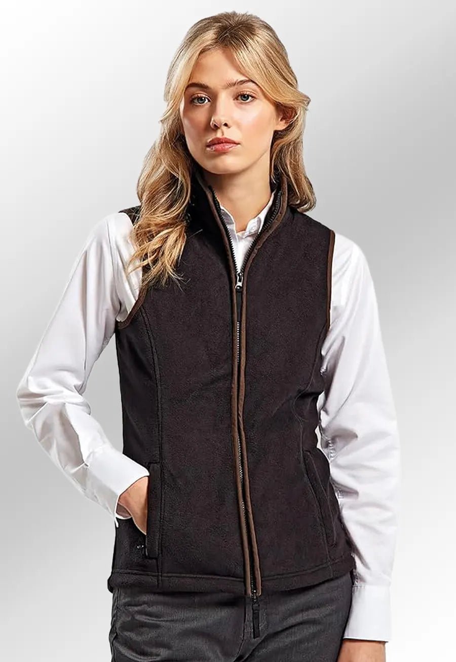 Womens Artisan Fleece Gilet - The Work Uniform Company