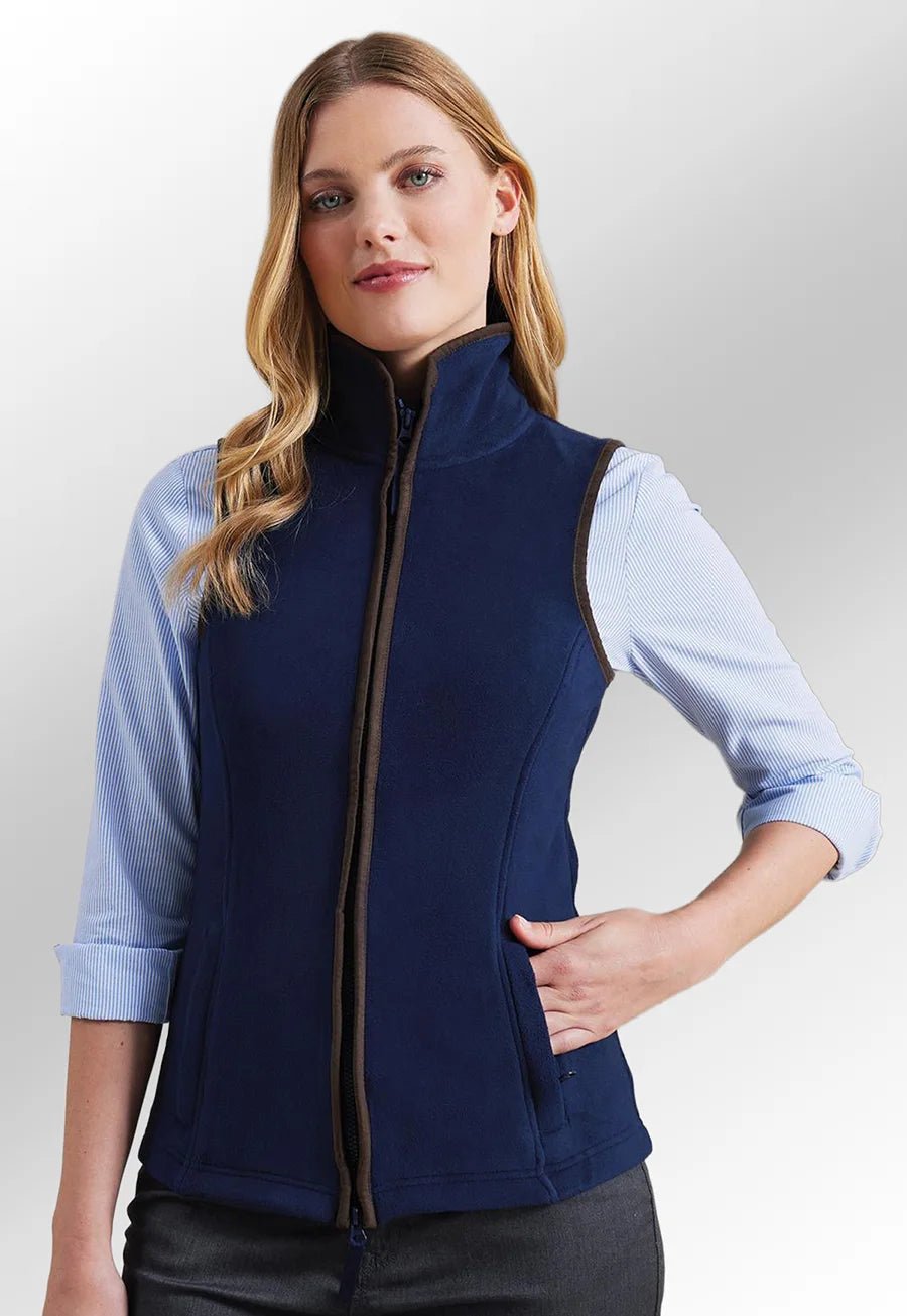 Womens Artisan Fleece Gilet - The Work Uniform Company