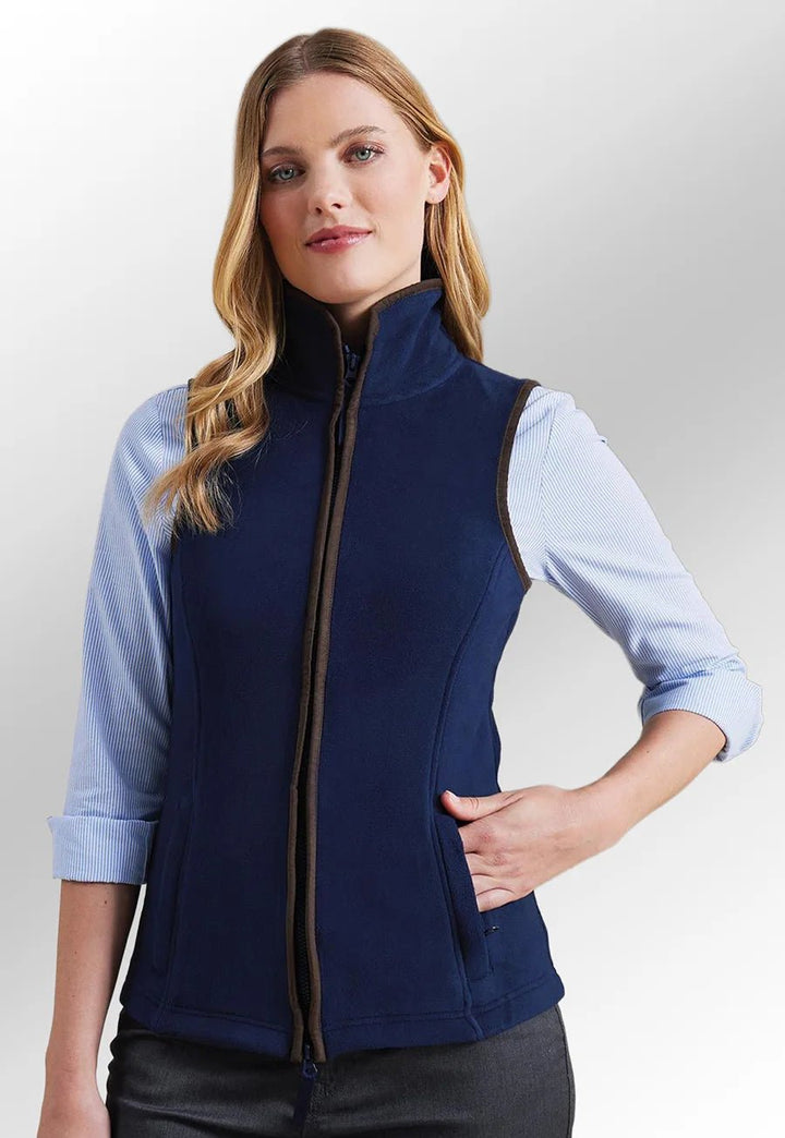 Womens Artisan Fleece Gilet - The Work Uniform Company