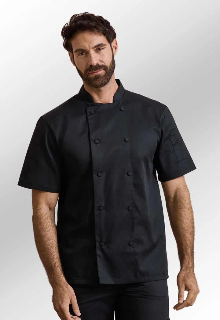 Coolchecker Short Sleeve Chef's Jacket - The Work Uniform Company