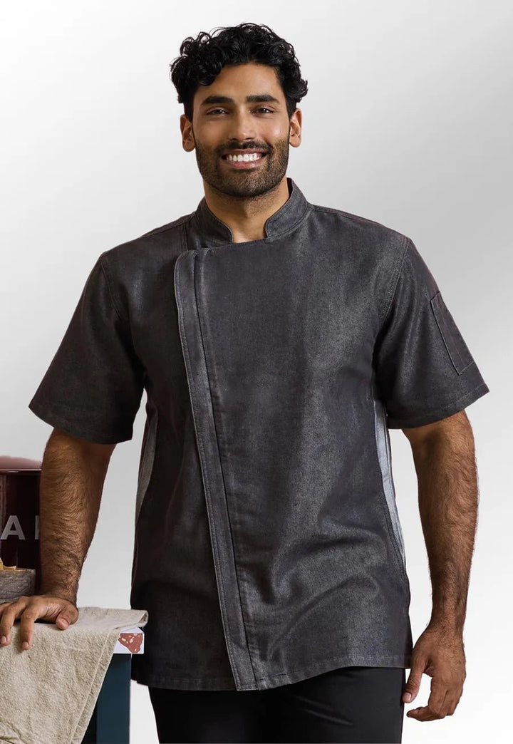 Chef's Zip-Close Short Sleeve Jacket - The Work Uniform Company