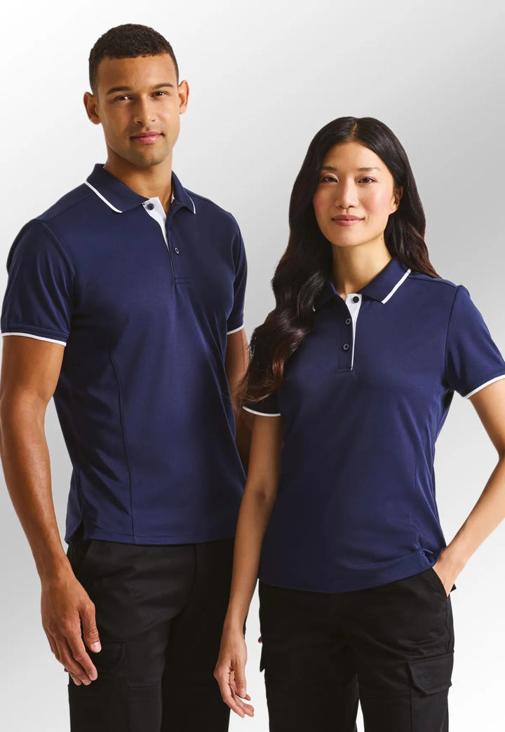 Contrast Coolchecker® Polo - The Work Uniform Company
