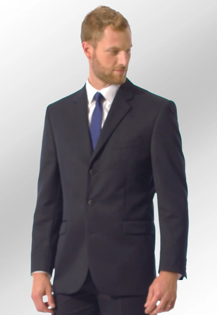 Clip of Model Wearing Alpha Classic Fit Jacket 5981 in Black