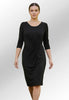 Clip of Model the Wearing Neptune Dress 2287 in Navy
