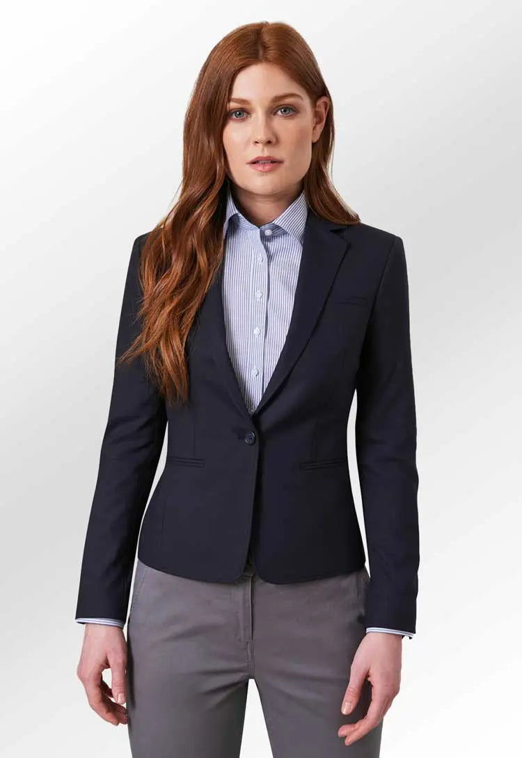 Clip of Model Wearing Lille Slim Fit Jacket 2348 in Black