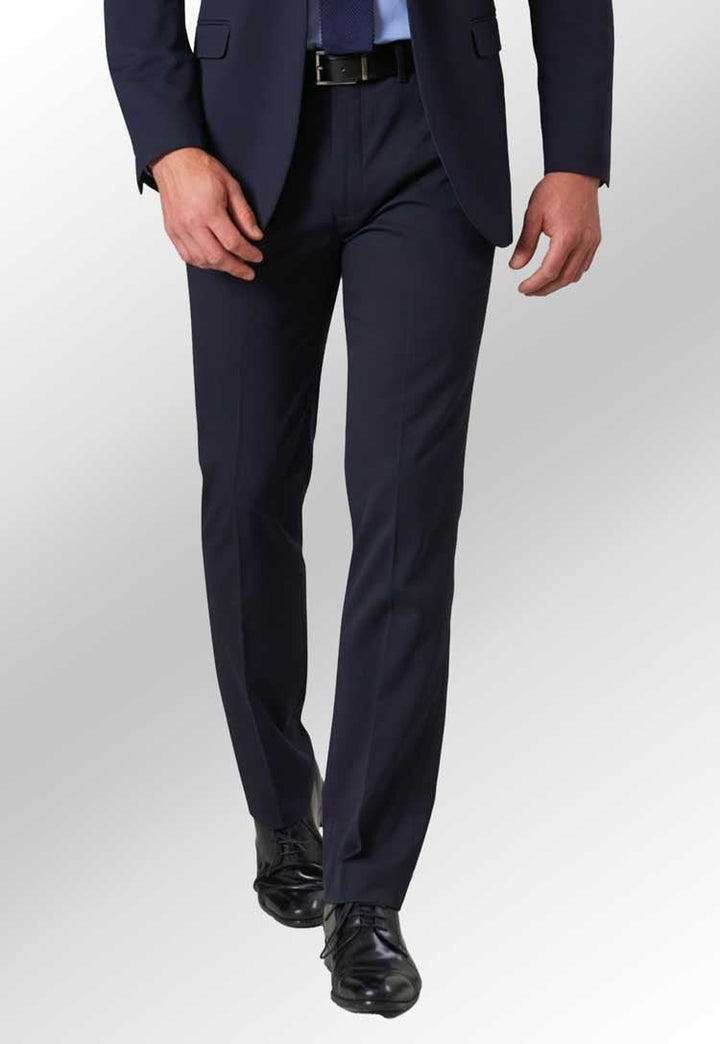 Video of model wearing the Pegasus Men's Slim Fit Trousers - The Work Uniform Company