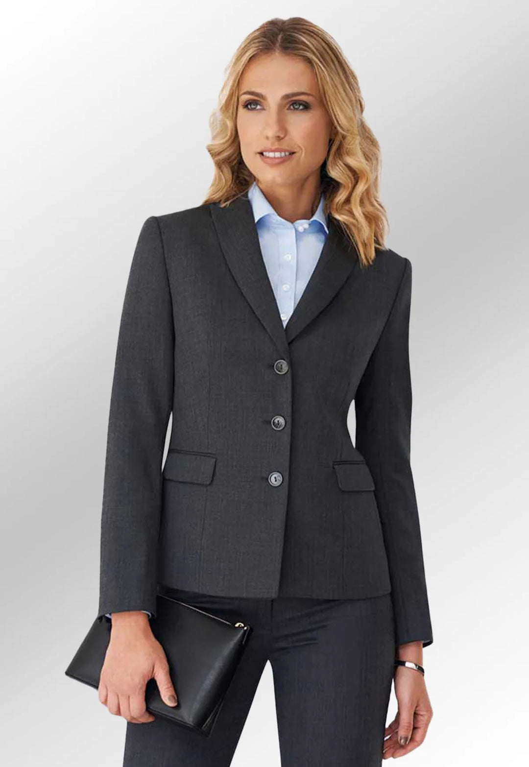 Clip of Model Wearing the Ritz Tailored Fit Jacket 2227 in Black