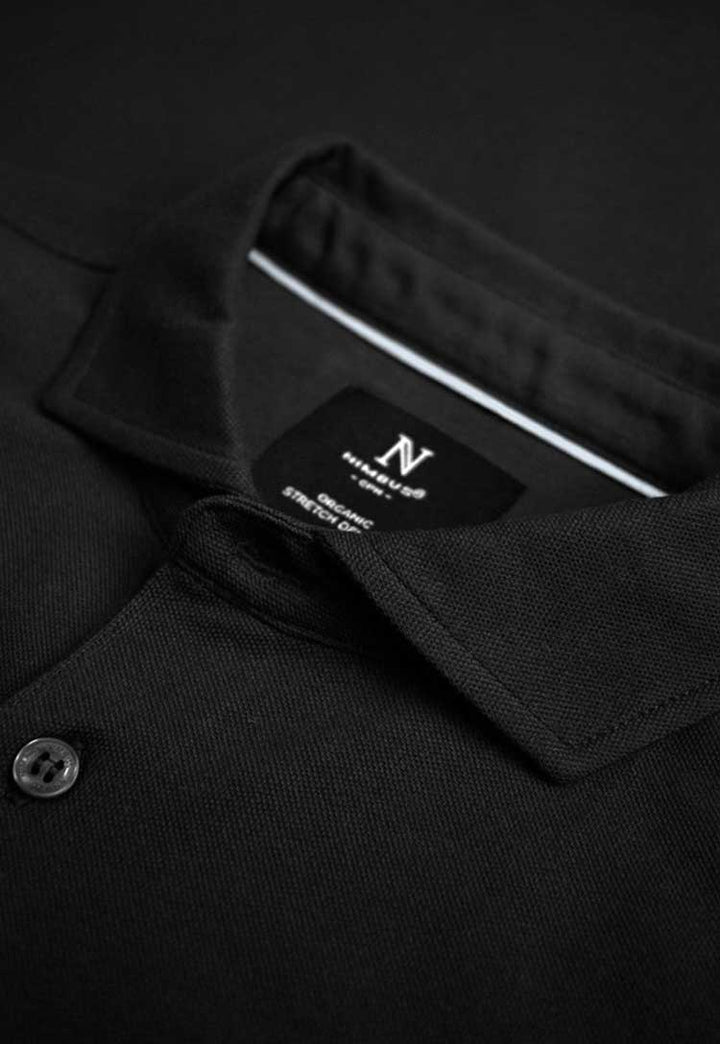 Princeton Stretch Deluxe Cutaway Polo N124M collar detail