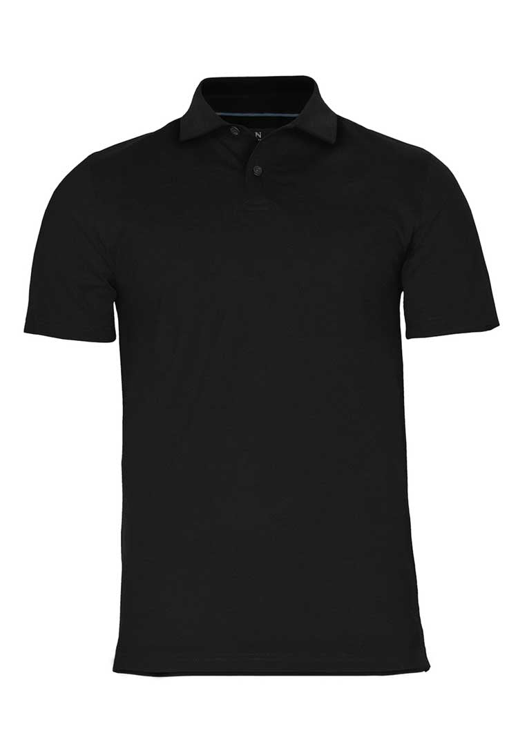 Princeton Stretch Deluxe Cutaway Polo N124M black