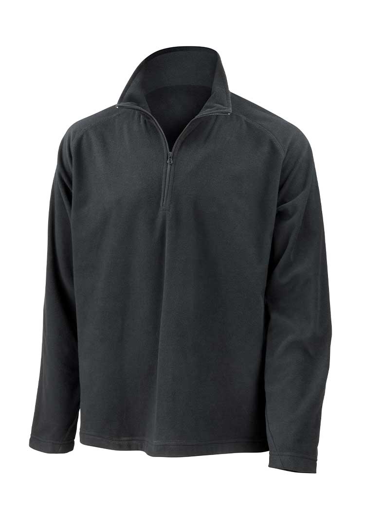 An R112X Core microfleece top in Black