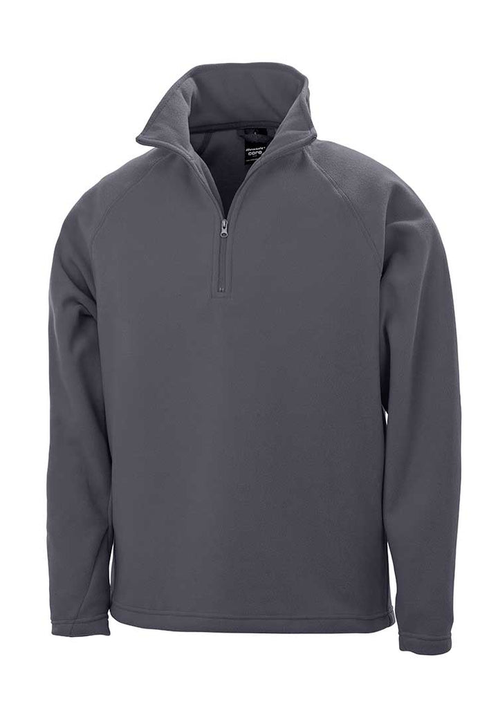 An R112X Core microfleece top in Charcoal