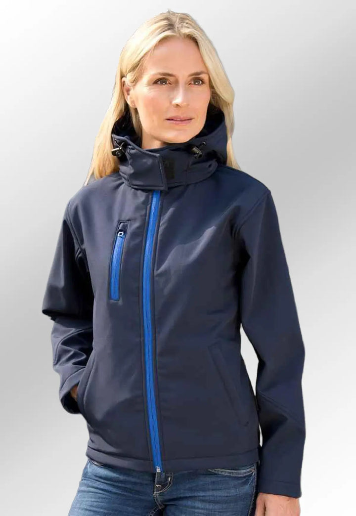 Women's Core TX Performance Hooded Softshell Jacket - The Work Uniform Company
