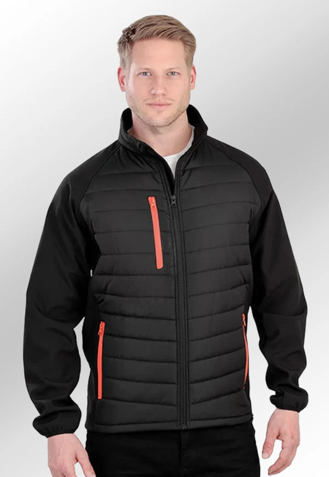 Compass Padded Softshell Jacket R237X - The Work Uniform Company