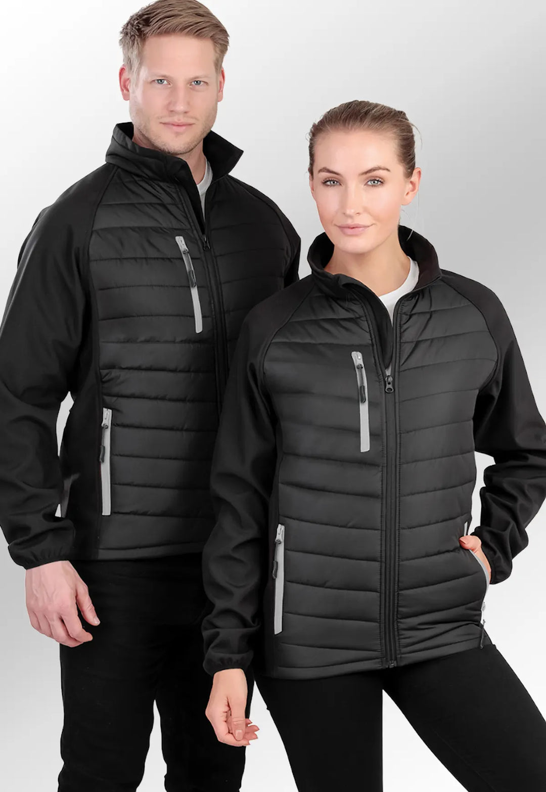 Compass Padded Softshell Jacket R237X - The Work Uniform Company