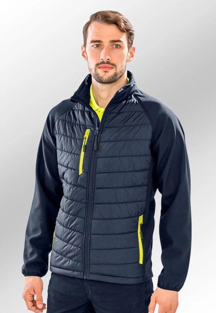 Compass Padded Softshell Jacket R237X - The Work Uniform Company