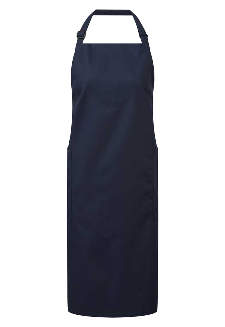 Recycled Polyester & Organic Cotton Apron PR120 in Navy