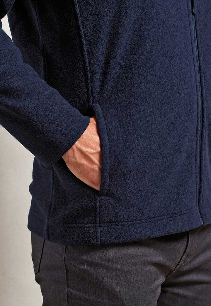 ‘Recyclight’ Full-Zip Microfleece PR830 pocket detail