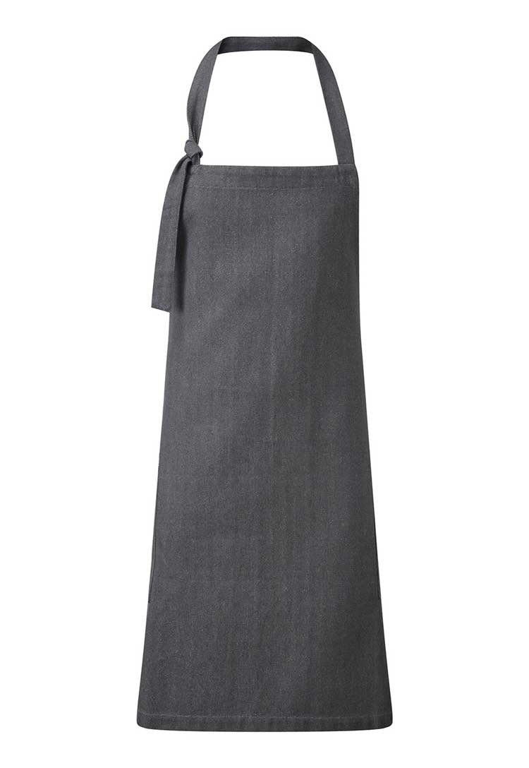 ‘Regenerate’ Bib Apron PR122 in Grey Denim