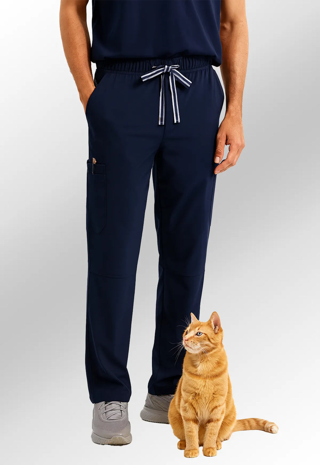 Men's Stretch Cargo Pants for Veterinary Staff - The Work Uniform Company