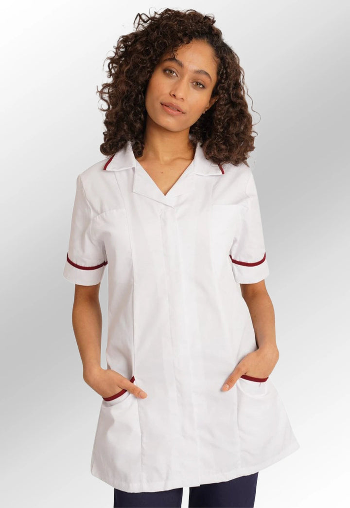 Women's Healthcare Tunic with Revere Collar NCLTPSR - The Work Uniform Company