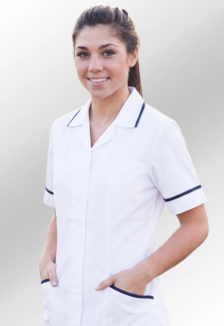 Women's Healthcare Tunic with Revere Collar NCLTPSR - The Work Uniform Company