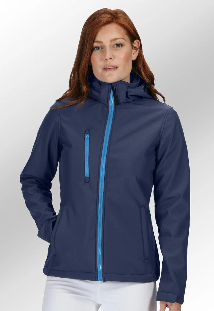 Regatta Women's Venturer 3 - Layer Hooded Softshell Jacket - The Work Uniform Company