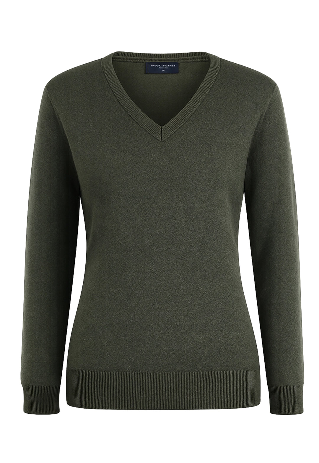 Riga Merino Wool V Neck Jumper - The Work Uniform Company