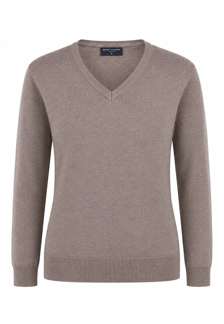 Riga Merino Wool V Neck Jumper - The Work Uniform Company