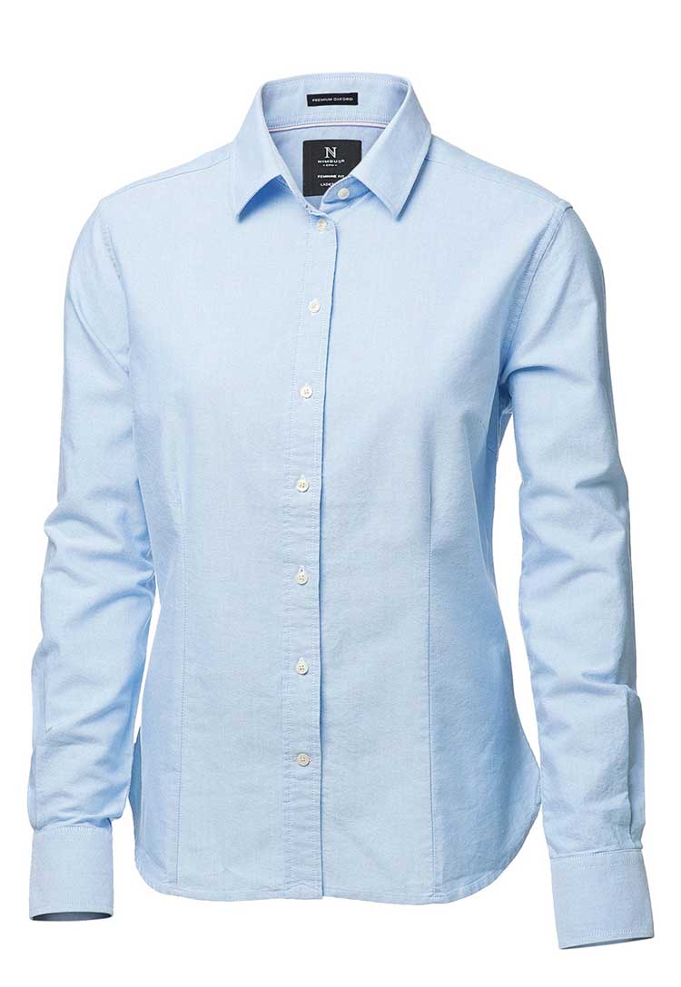 Women’s Rochester Classic Oxford Shirt NB45F in Light Blue