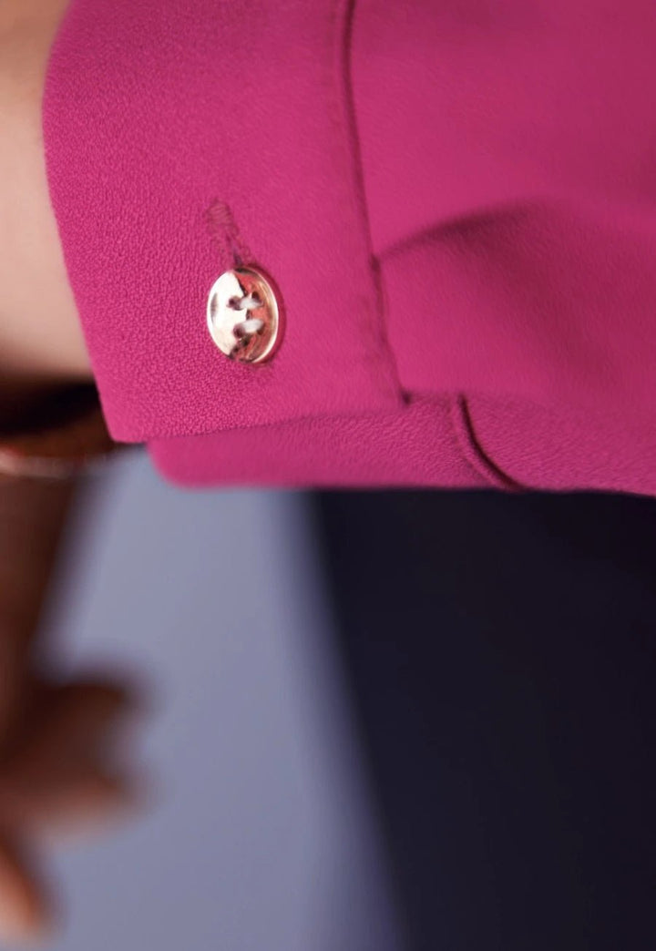 Roma Crepe de Chine Blouse - The Work Uniform Company
