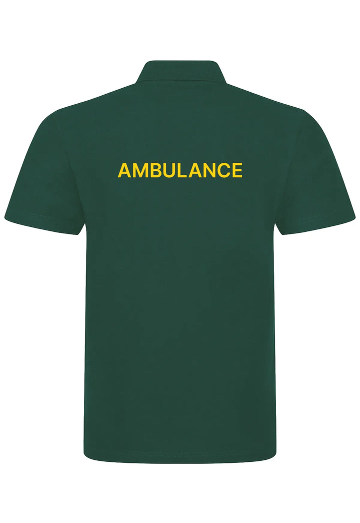 Ambulance Pro Polo with Printed Logos - The Work Uniform Company