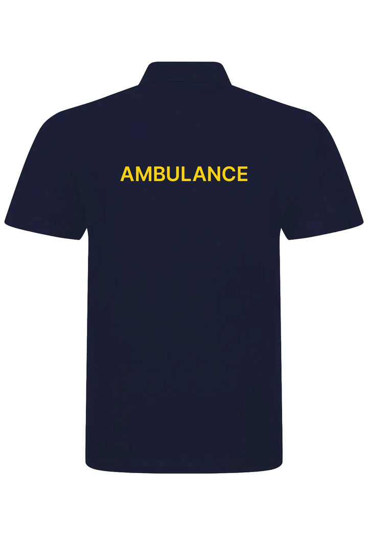 Ambulance Pro Polo with Printed Logos - The Work Uniform Company