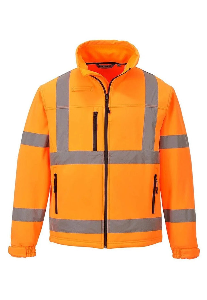Hi-Vis Classic Softshell Jacket (3L) - The Work Uniform Company