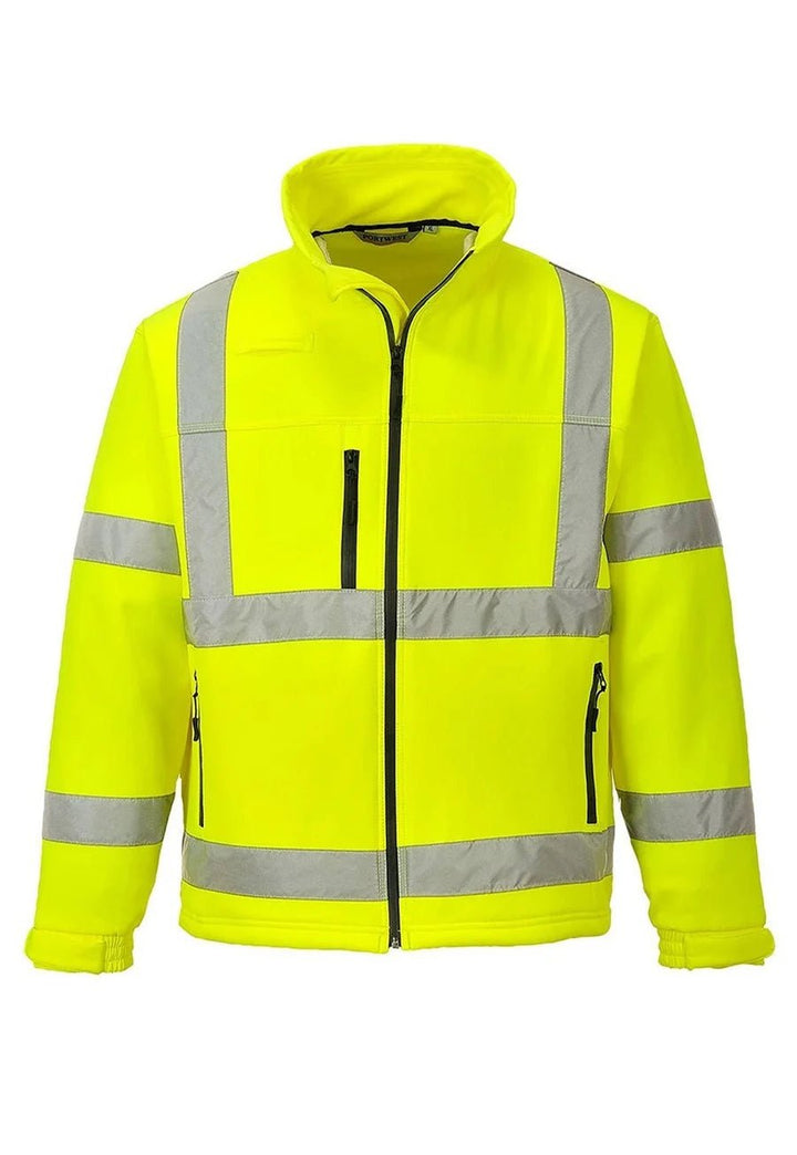 Hi-Vis Classic Softshell Jacket (3L) - The Work Uniform Company