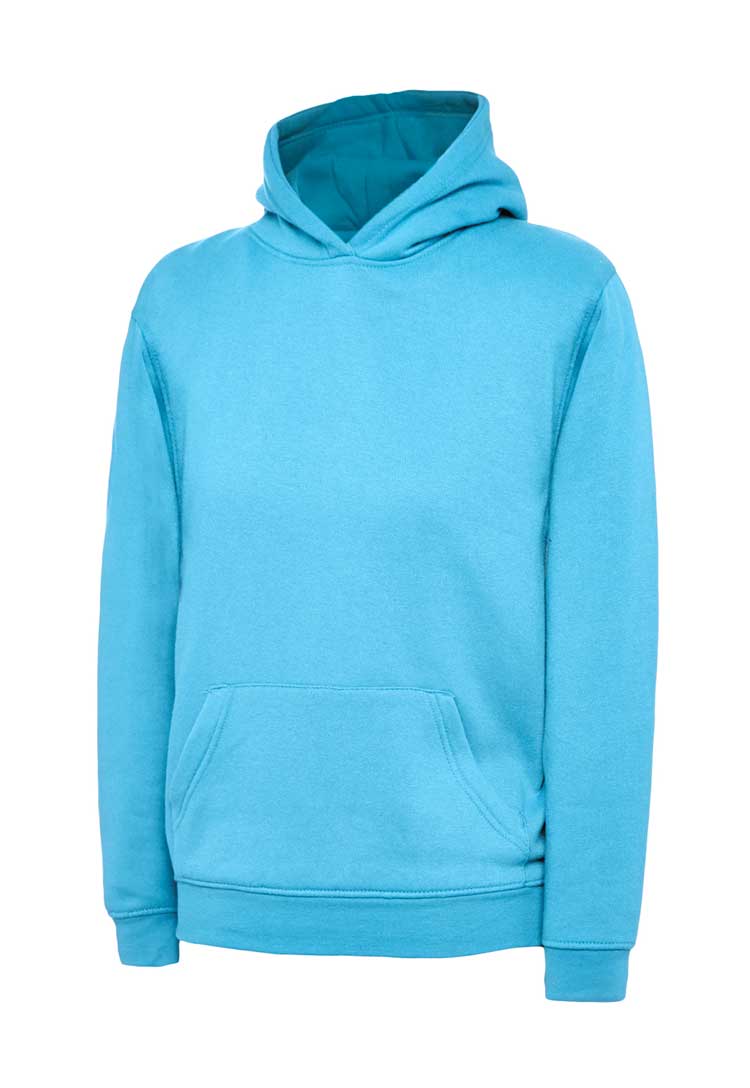 School Uniform Hooded Sweatshirt sky