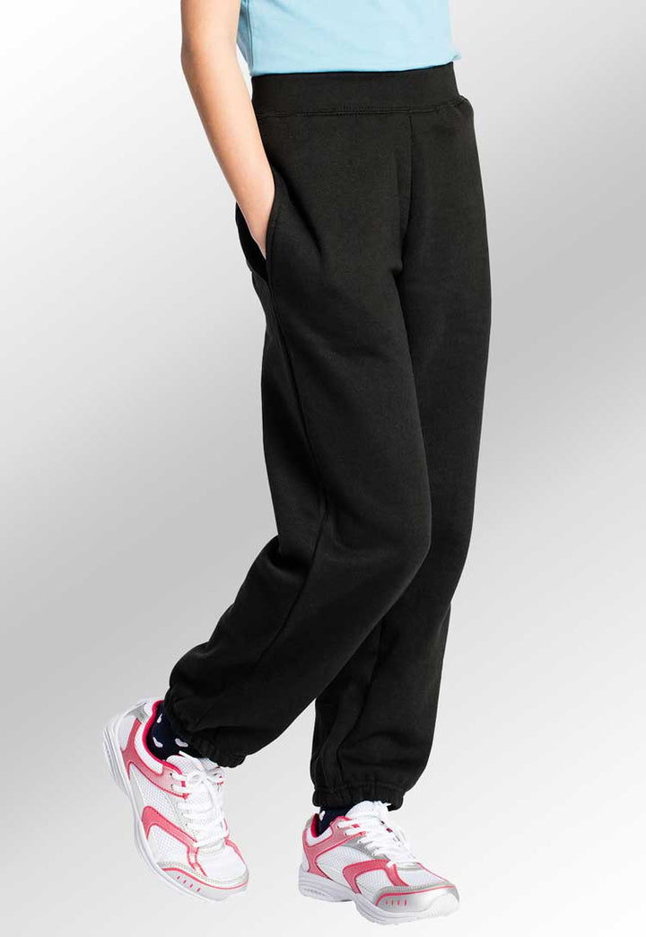 School Uniform Joggers worn by model