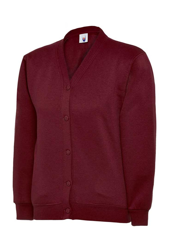 School Uniform Cardigan burgundy